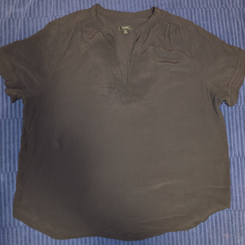 J. Crew Women's Blouse in Dark Brown